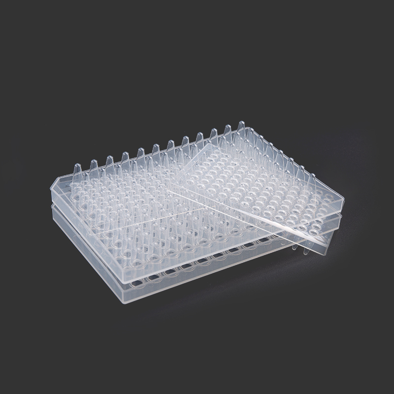 96-Well-PCR-Platten mit Halbrand